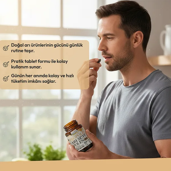 BEEO Propolis Royal Jelly Pollen Tablet (Adult)