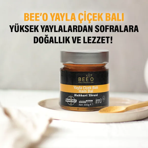 BEEO Hakkari Region Raw Honey (300 gr)