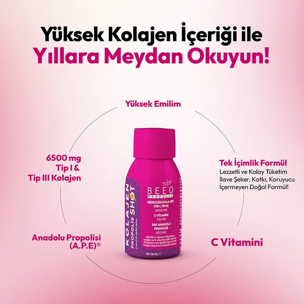 BEEO Kolajen Shot 12'li