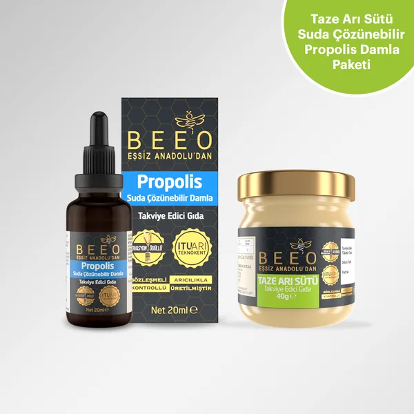 BEEO Frisches Gelée Royale & Wasserlösliche Propolis