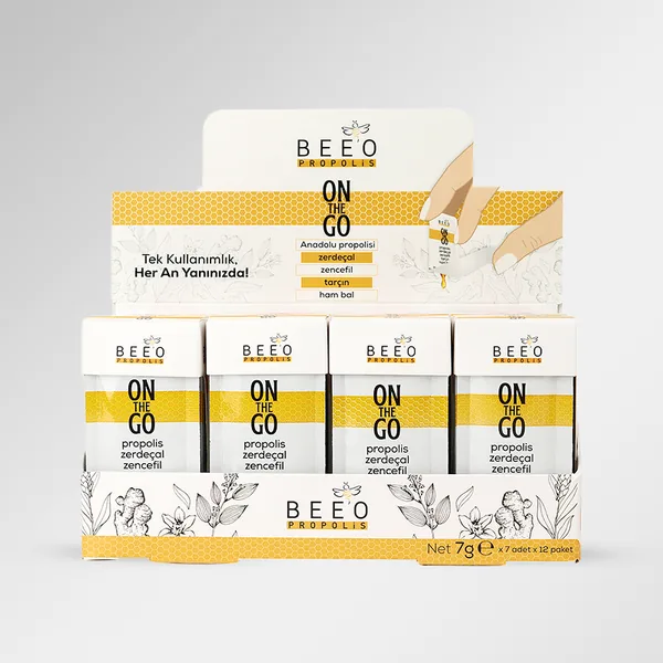 BEEO Rohhonig Propolis Ingwer Paste