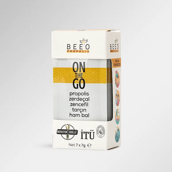 BEEO Raw Honey Propolis Ginger Paste 12 pcs