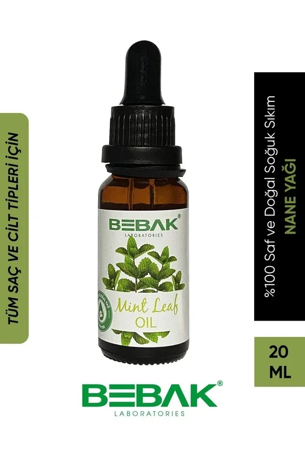 Bebak - 100% Pure And Natural Cold Pressed Peppermint Oil 20 ml