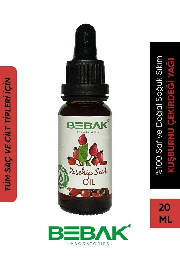 Bebak - 100% Pure And Natural Cold Pressed Rosehip Seed Oil 20 ml