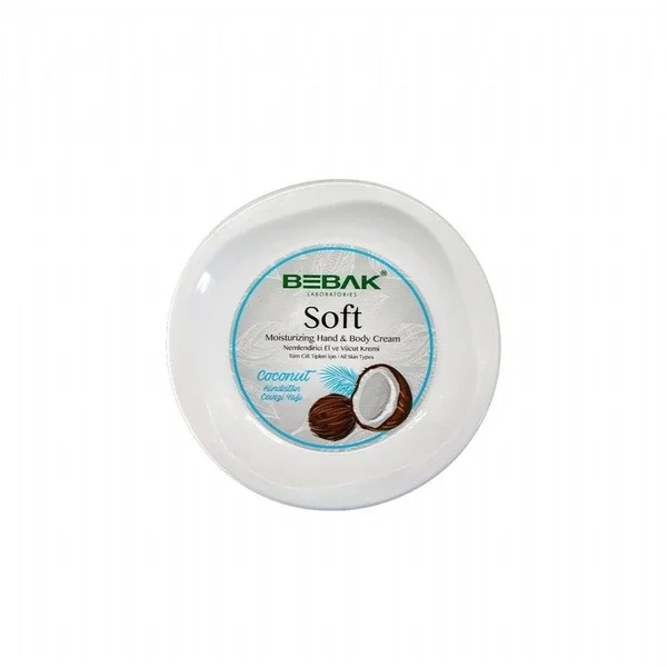 Bebak Coconut Oil Soft Moisturizing Care Cream Jar 300 ml