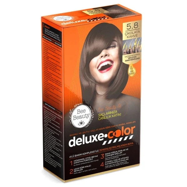 Bee Beauty Deluxe Haarfärbeset 5.8 Schokoladenbraun