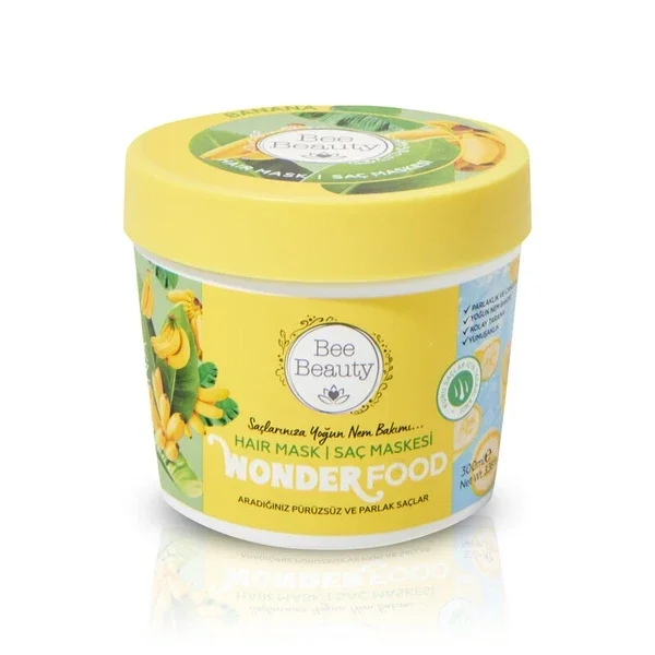 Bee Beauty Bananen Crush Haarkur - Hydratierend 300ml