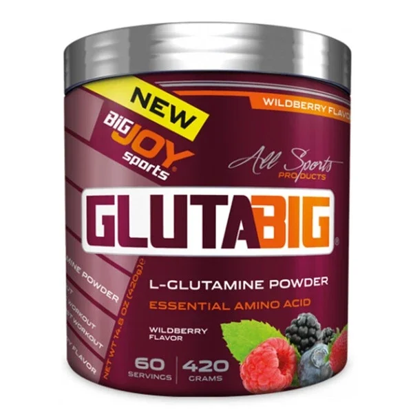 Глутамин Порошок Л-глутамин Лесные Ягоды 420 г от Bigjoy Sports