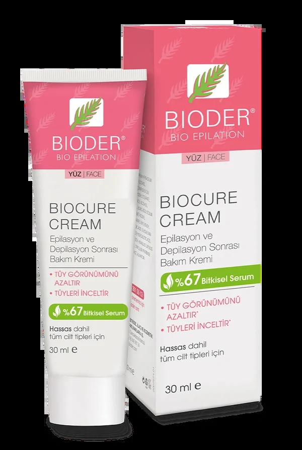 Bioder Hair Reducer Cream 30 ml (biocure) For Face Area