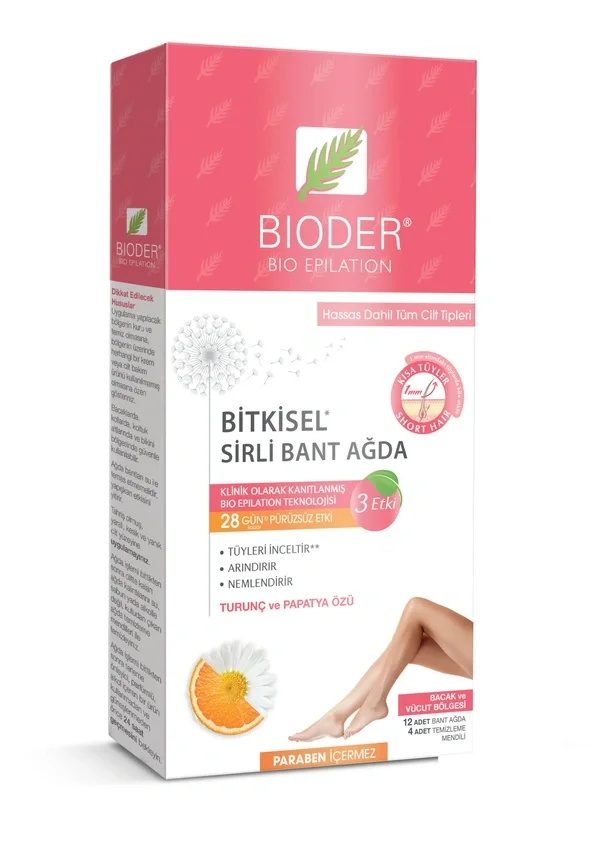 Bioder Herbal Epilation Waxing Tapefor Body Area