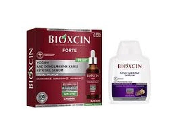 Bioxcin Forte Serum 3 x50 ml +bioxcin Black Garlic Shampoo 300 ml