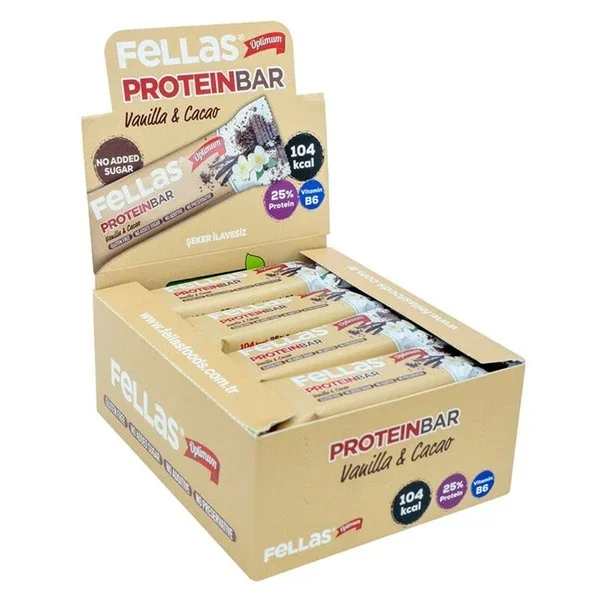 Fellas Vanilla And Cocoa Protein Bar 32 gr X 12 pcs