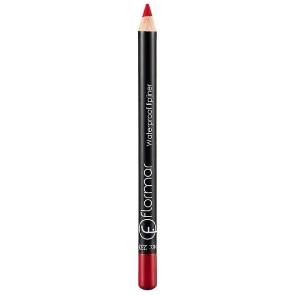 Flormar Waterproof Lipliner 233 Dramatic Red