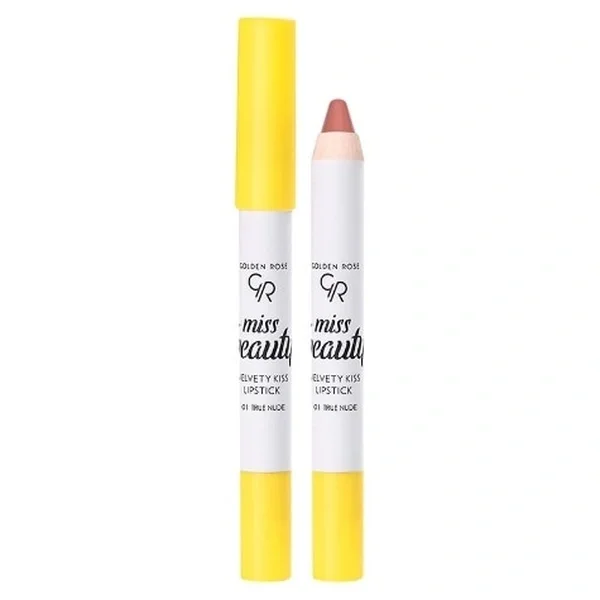 Golden Rose Miss Beauty Velvety Kiss Lipstick No:01 true Nude