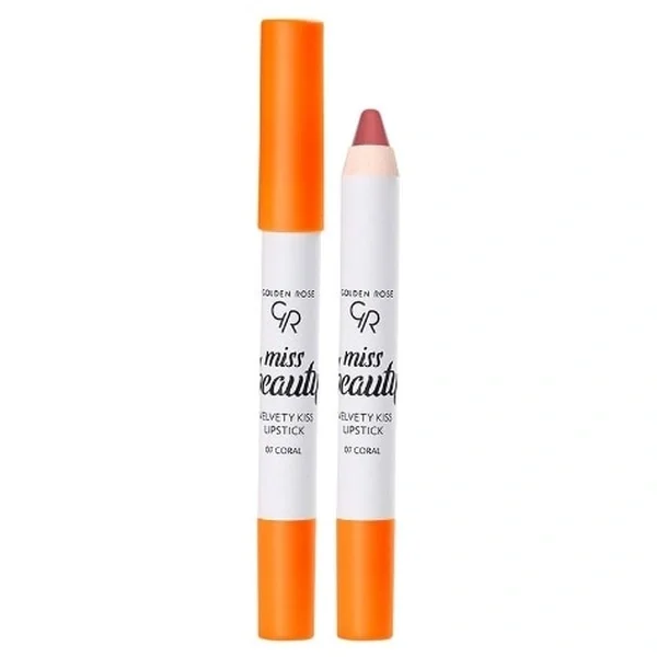 Golden Rose Miss Beauty Velvety Kiss Lipstick No:07 coral