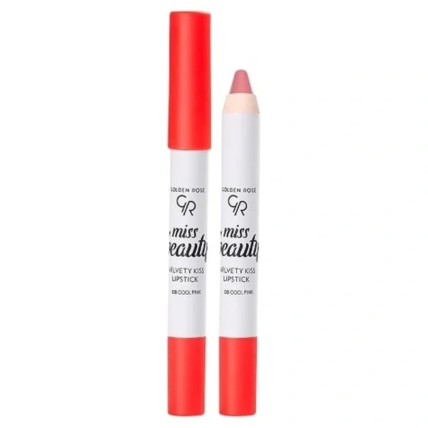 Golden Rose Miss Beauty Velvety Kiss Lipstick No:08 cool Pink