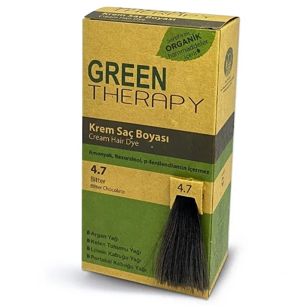 Green Therapy Hair Dye Cream 4.7 bitter