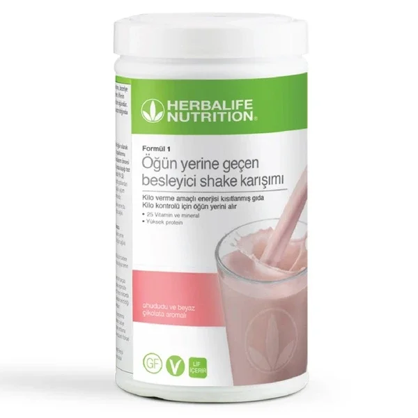 Herbalife ميلك شيك هيربالايف فورميولا 1 بنكهة التوت والشوكولاتة البيضاء 500 غرام