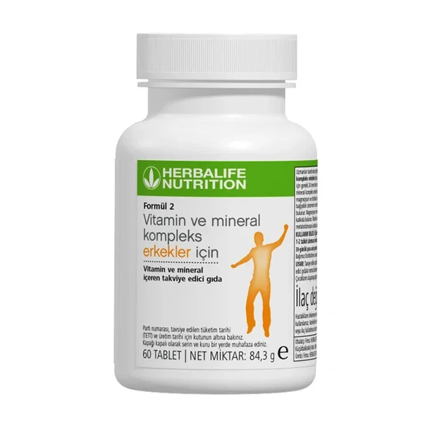 Herbalife Formula 2 vitamin & Mineral Complex Men 60 tablets