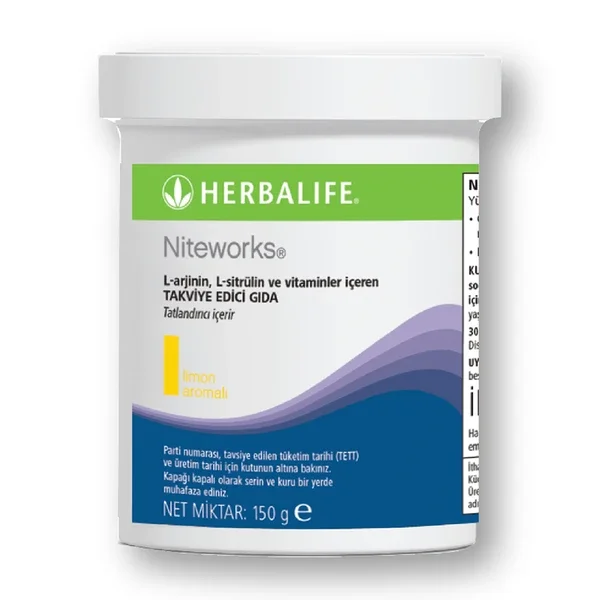 Herbalife Niteworks Lemon Flavoured Nitric Oxide 150 g