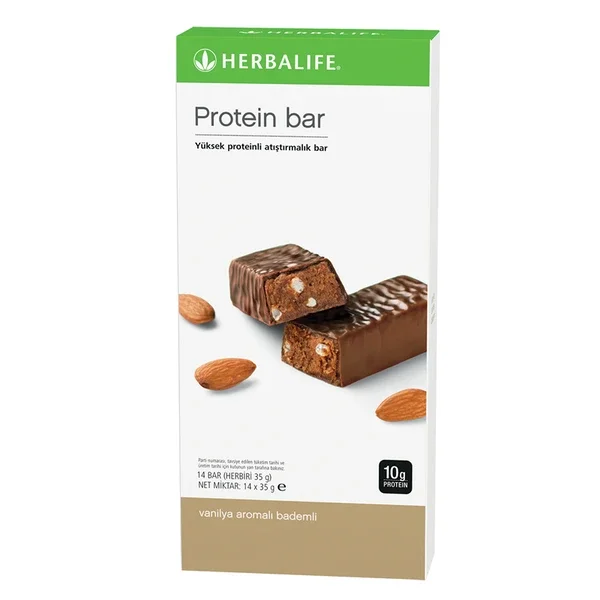 Herbalife Protein Bar Vanilla Flavored Almond 14 pcs 35 g Each