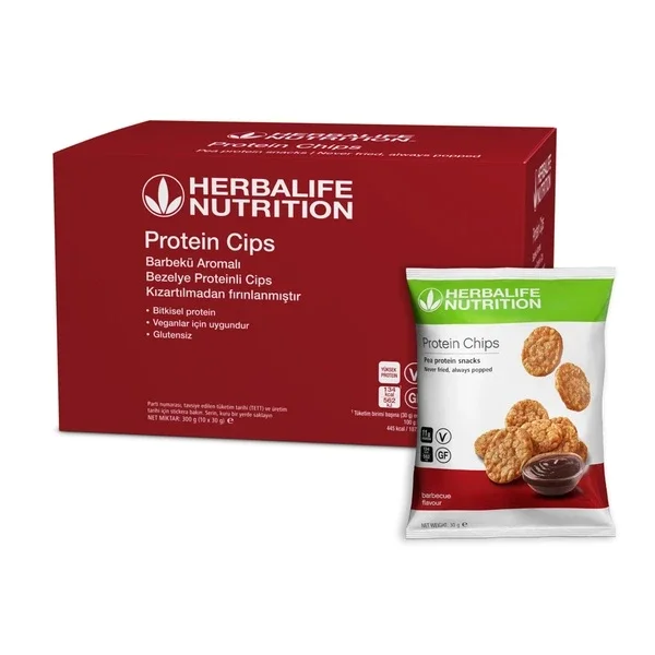 Herbalife Protein Chips Bbq Flavor 10 x30 g