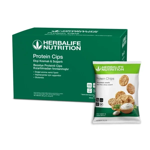 Herbalife Protein Chips Sour Cream & Onion Flavor 10 x30 g