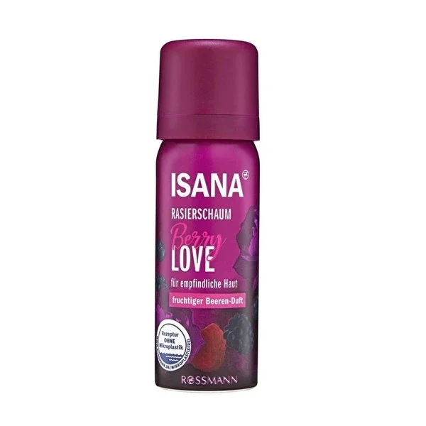 Isana Berry Love Epilation Foam Travel Size 50 ml
