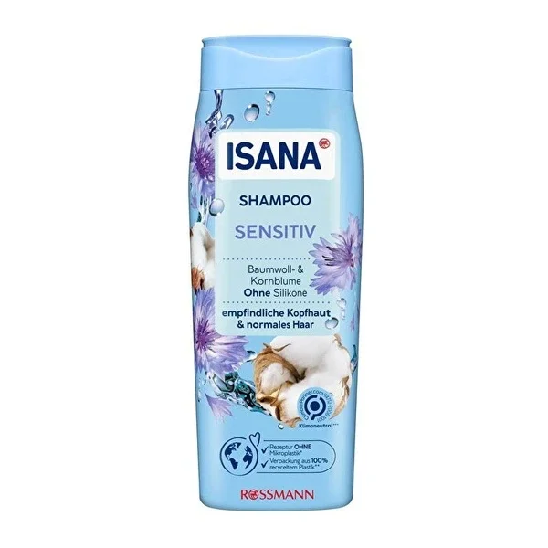 Isana Cotton Blue Shampoo St. John's Wort 300 ml