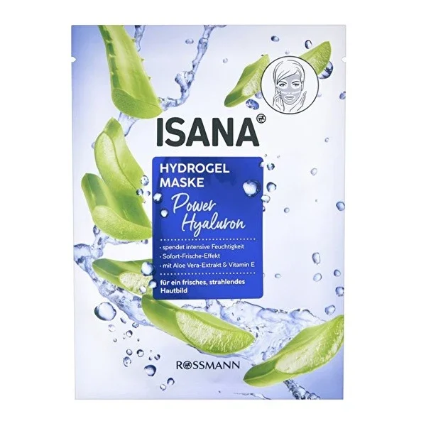 Isana Hydrogel Mask Triple Hyaluron Aloe Vera 1 pcs