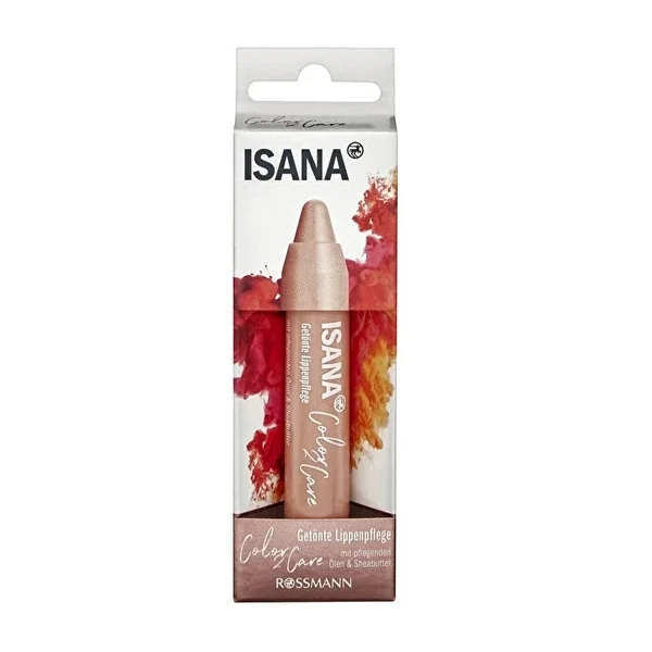 Isana Lip Care Pen Color 2 care, Nude 1 pcs