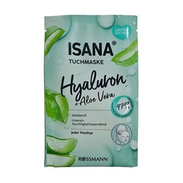 Isana Paper Mask Aloe Vera & Hyaluron 1 pcs