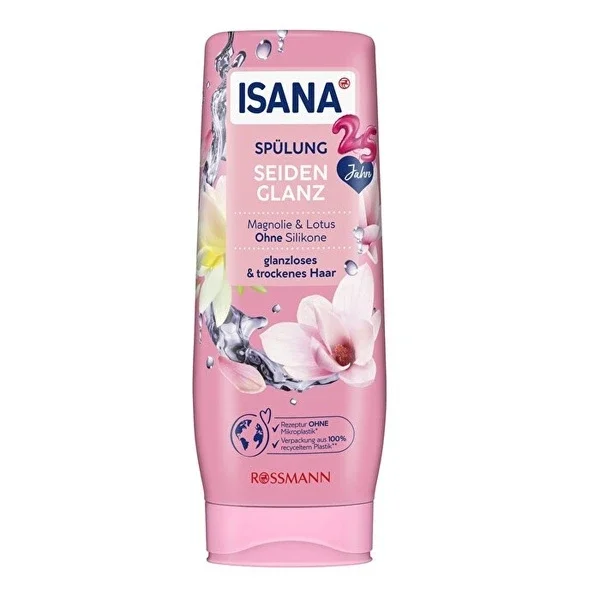 Isana Silky Shine Hair Conditioner With Magnolia And Lotus 300 ml