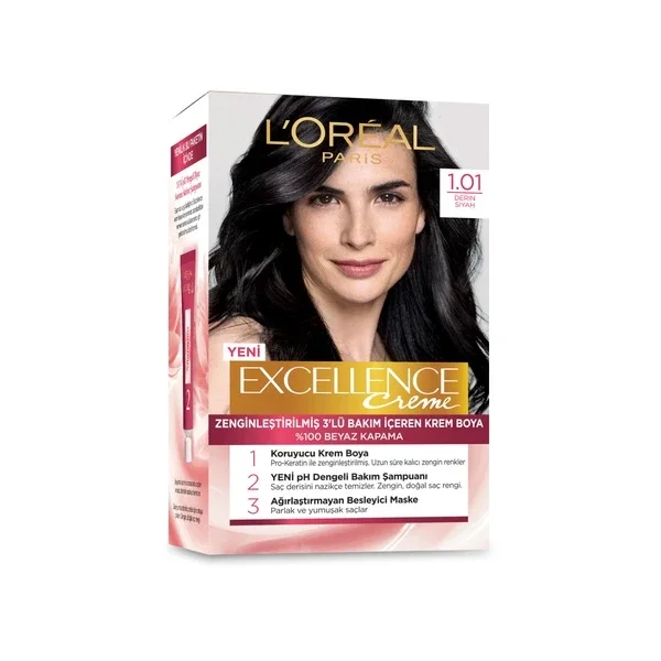 L'Oréal Paris Excellence Tiefschwarz Haarfarbe