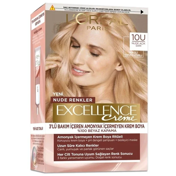 L'Oréal Paris Excellence 10U Nude Hellblond Haarfarbe