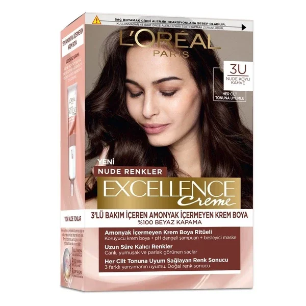 L'Oréal Paris 3U Nude Dunkelbraun Haarfarbe