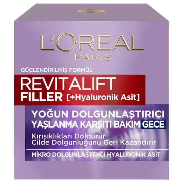 L'Oréal Paris Revitalift Nachtcreme mit Hyaluronsäure 50ml