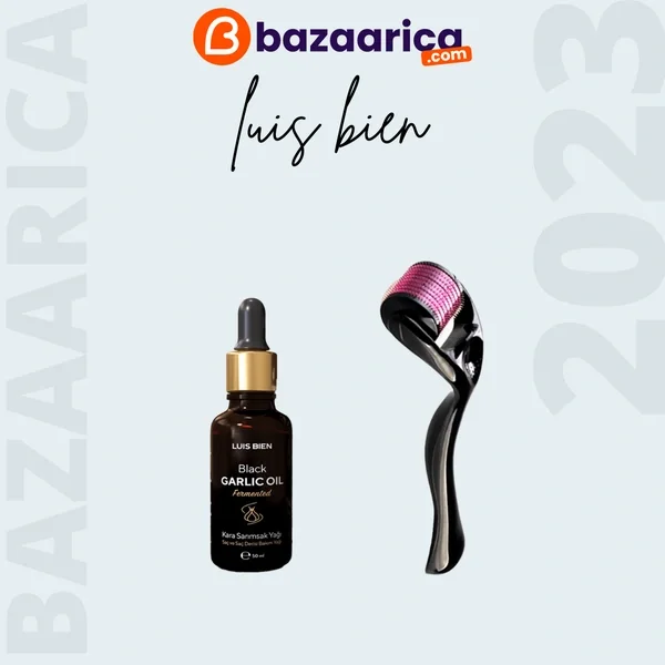 Luis Bien Black Garlic Care Set: Black Garlic Oil 30 ml+ Dermoroller