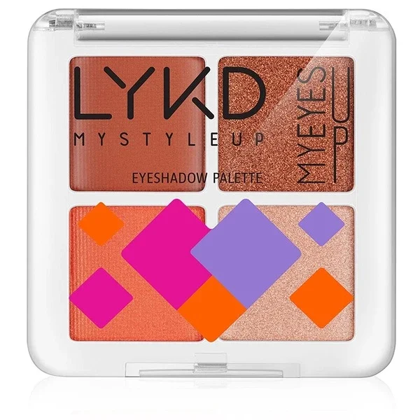 Lykd 4 pcs Eyeshadow Palette 220 orange Blossom