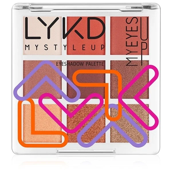Lykd 9 eyeshadow Palette 380 burgundy Touch