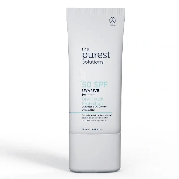 Matte Finish Sunscreen For Oily Skin 50+ Spf Dry-touch Protection