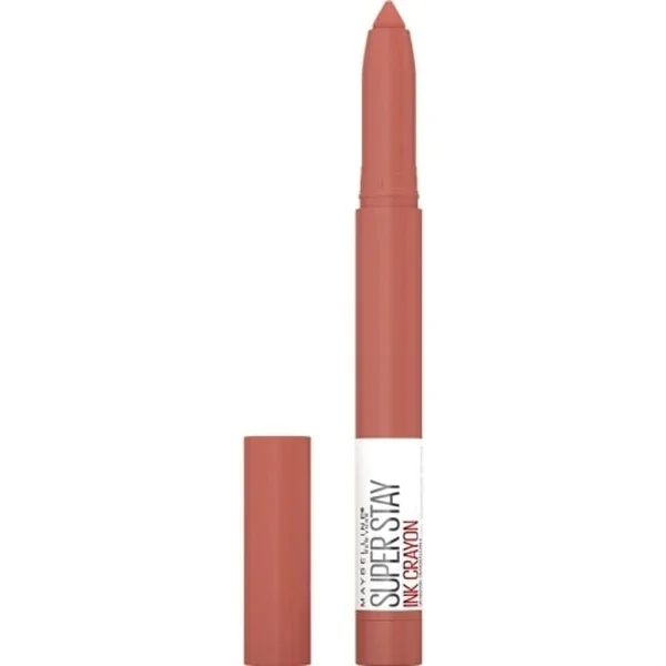 Maybelline New York Super Stay Ink Crayon Pencil Matte Lipstick Spiced Up - 100 reach High