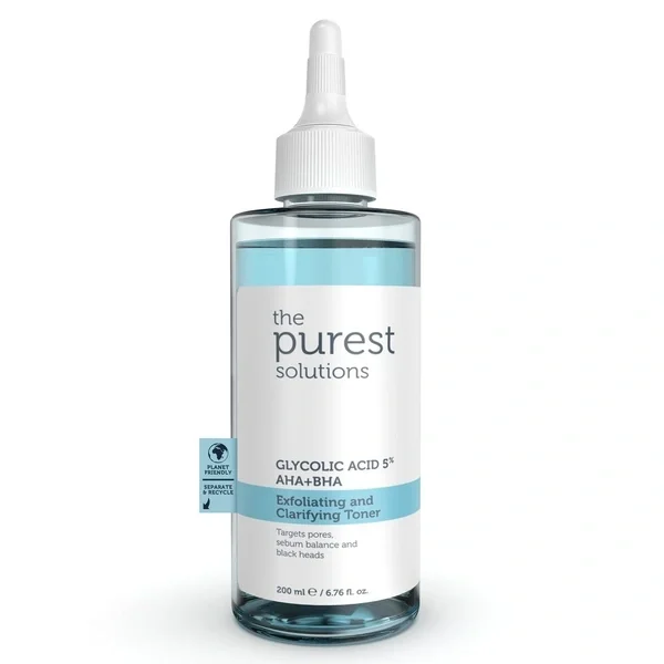 The Purest Solutions Pore Firming And Purifying Tonic 200 ml (glycolic Acid 5% Aha Bha)