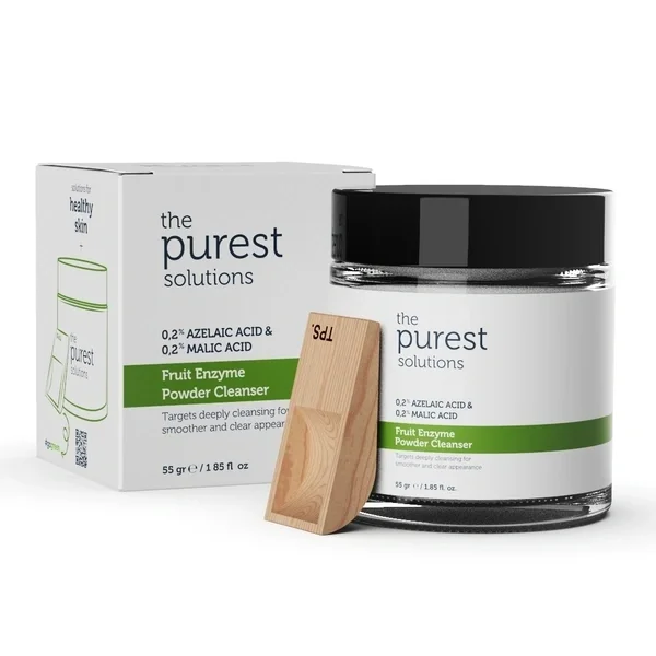 The Purest Solutions Zea Skin Fruit Enzyme Powder Cleanser with Azelaic & Malic Acid