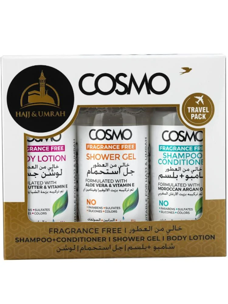 Cosmo Fragrance-Free Hajj and Umrah Set, 300 ml