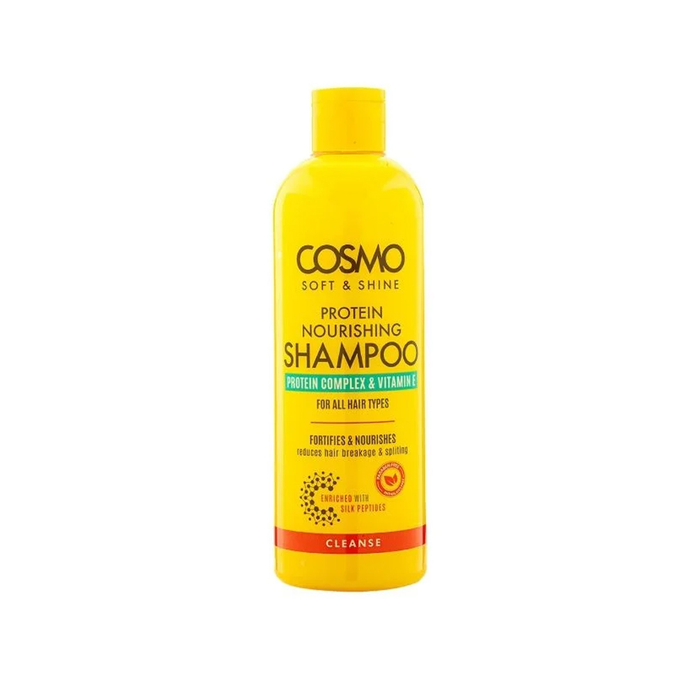Cosmo Soft and Shine Protein and Vitamin E Curly Hair Shampoo, 500 ml