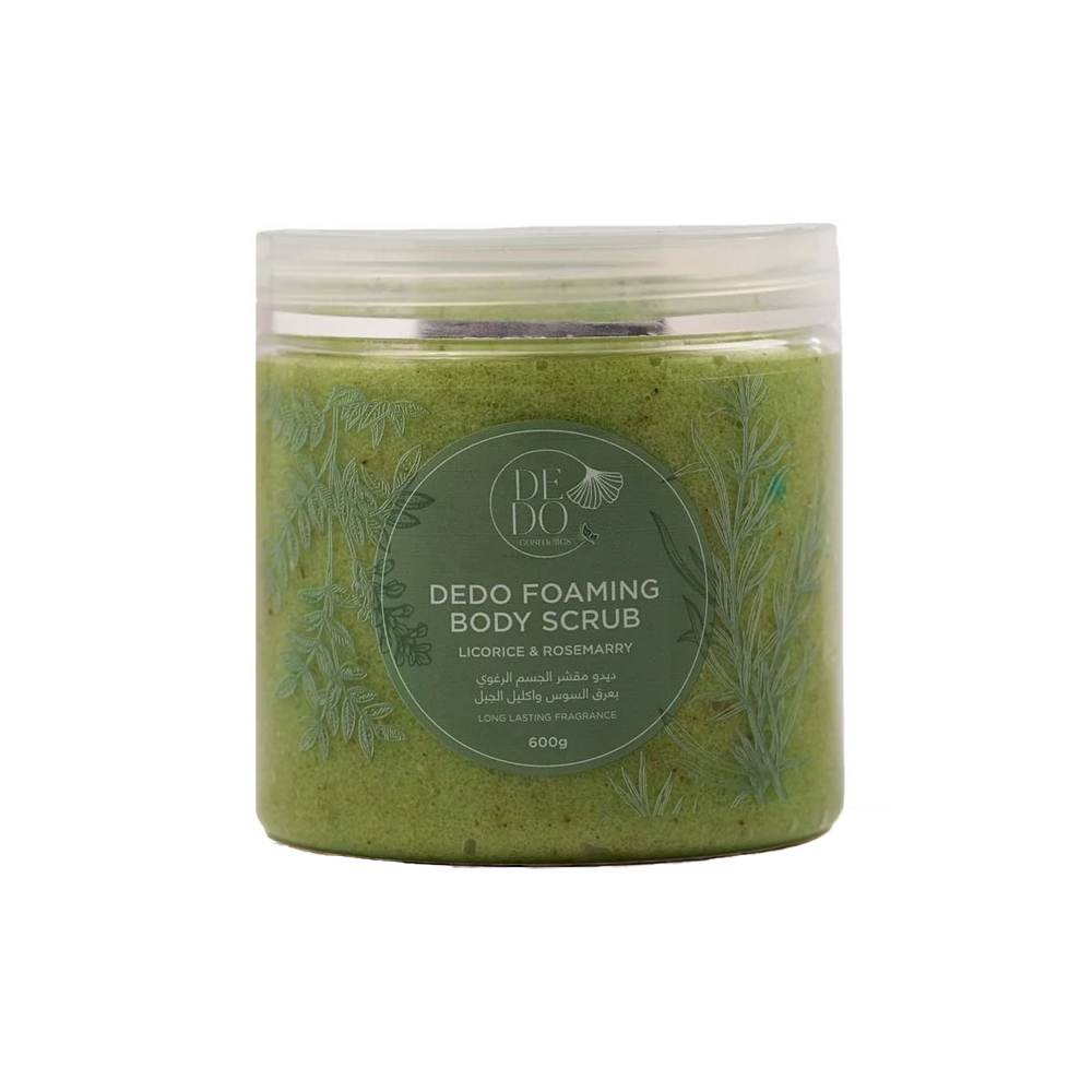 Dido Foaming Sugar Scrub with Licorice and Rosemary 600 grams