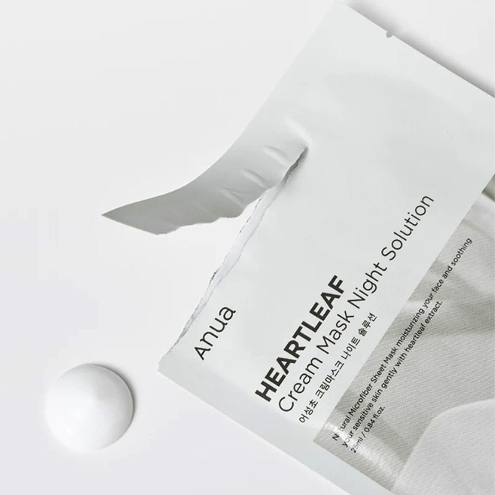 Heart Leaf Night Cream Mask, Anwa 25 ml