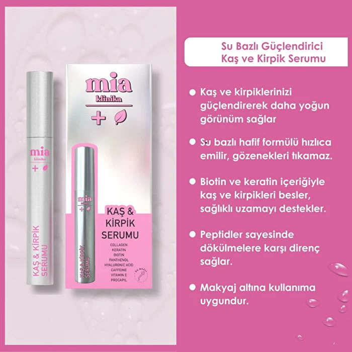 Mia Klinika Augenbrauen- und Wimpernserum - Volumen &amp; Stärkung 6ml