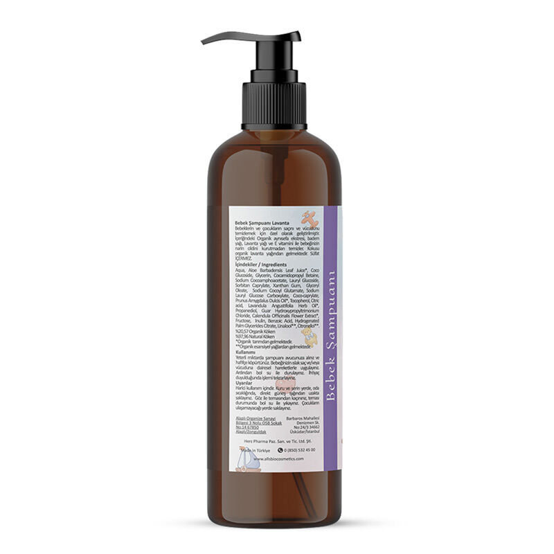 Alls Biocosmetics Organic Lavender Baby Shampoo 350 ml